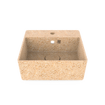 Woodio Cube40 wall-mounted sink Natural