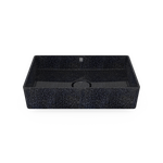 Woodio Cube60 bowl basin to be installed on a level Char