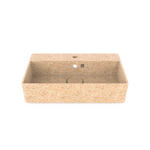 Woodio Cube60 wall-mounted sink Natural