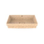 Woodio Cube60 sink sinkable to table top Natural
