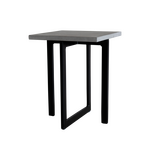Concrete Side Table 40° Nero / tall 52,5 cm