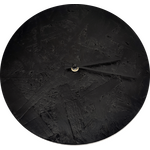 Lastu wall clock Negro/negro