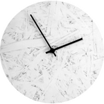 Lastu wall clock Blanco/negro