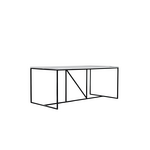 Concrete Esstisch 180° Schwarz