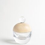 Lyyli Box Small, clear glass and clear knob