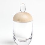 Lyyli Box Large, clear glass and clear knob