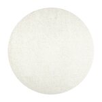 VM Carpet Viita-villa-pellavanukkamatto pyöreä Valkoinen 71