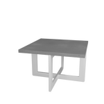 Concrete Side Table 40° Bianco / low 27,5 cm