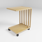 Puulon Oy Monikko Serving Trolley Natural birch