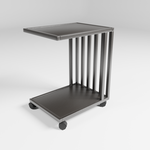Puulon Oy Monikko Serving Trolley Black stain