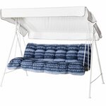 Varax Riviera garden swing for three Blue 86B