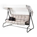 Varax De Grande -puutarhakeinu 3-hengen Harmaa / beige 81B