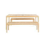 AARI-pöytä 180 x 80 cm Natural Accoya