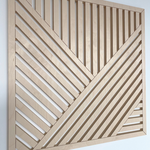 Woodsy Säde-taulu 75 x 75 cm Koivu
