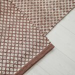 Kik-products Talvimetsä Teppich Braun / natürliches Weiß