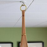 TR Leather Design Suvi hanging leather basket Natural