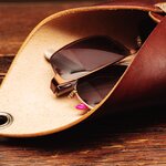 TR Leather Design Fikka Leather basket Brun