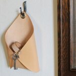 TR Leather Design Fikka Leather basket Natural