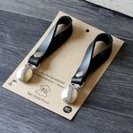 TR Leather Design Leather hanger Black