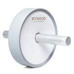 FitWood Kivi-voimapyörä Valkoinen koivu - harmaa alumiini - harmaa pinnoite