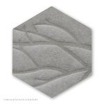 Siinne Hexagon birch Acoustic panel Grå (NCS S 4000-N)