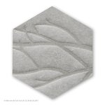 Siinne Hexagon birch Acoustic panel Lysegrå (NCS S 2000-N)
