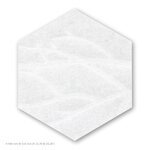 Siinne Hexagon birch Acoustic panel Hvit