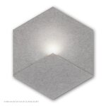 Siinne Hexagon Acoustic panel with light Grey (NCS S 4000-N)
