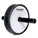 FitWood Kivi-voimapyörä Valkoinen koivu - musta alumiini - musta pinnoite