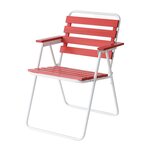 Varax Chaise rétro 305 (2 pièces) Rouge / blanc 3400-1000