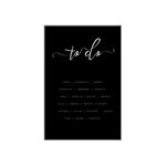 2 x ilo design To Do poster Negro