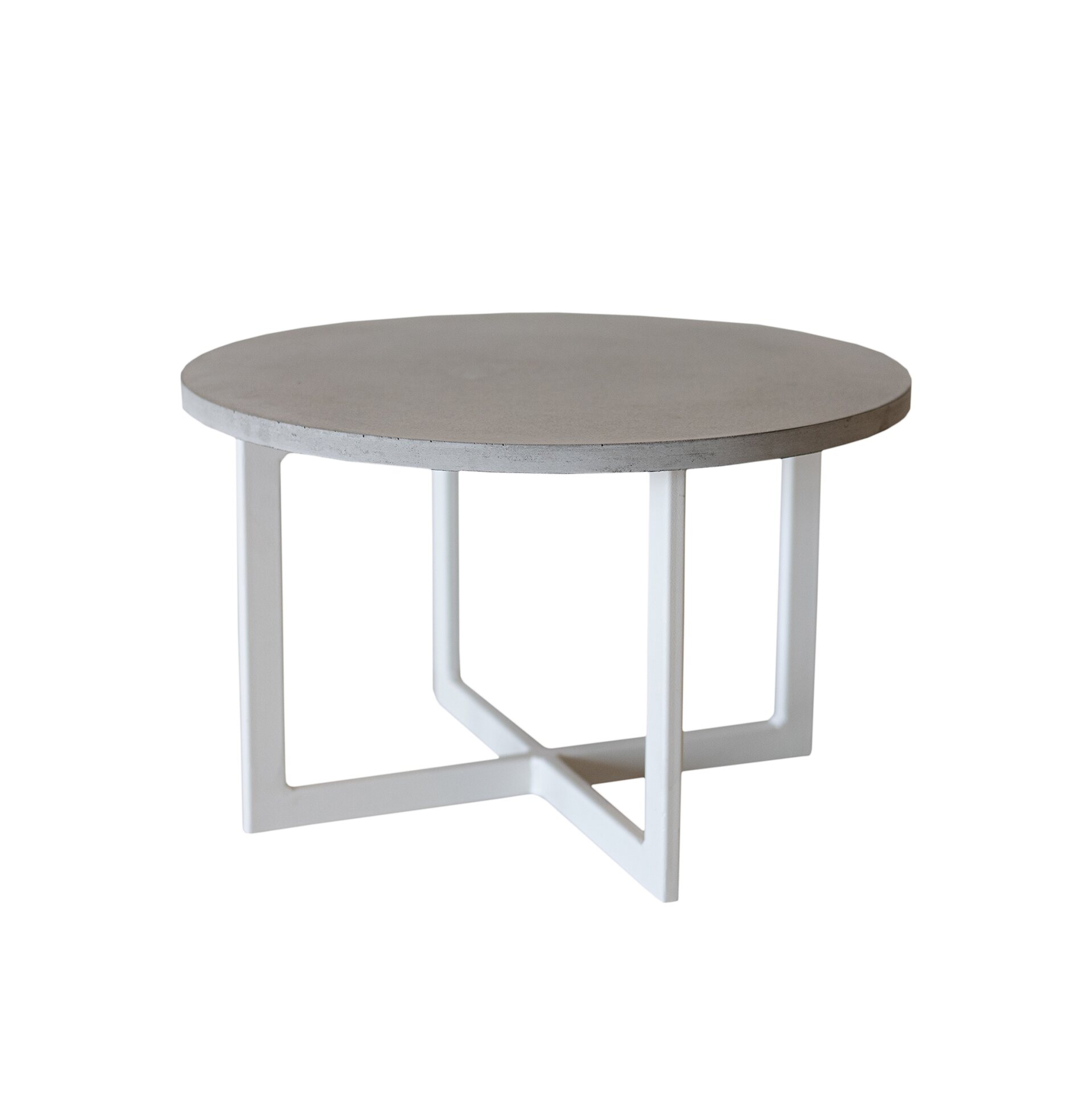 Betonisohvapöytä 68° Valkoinen