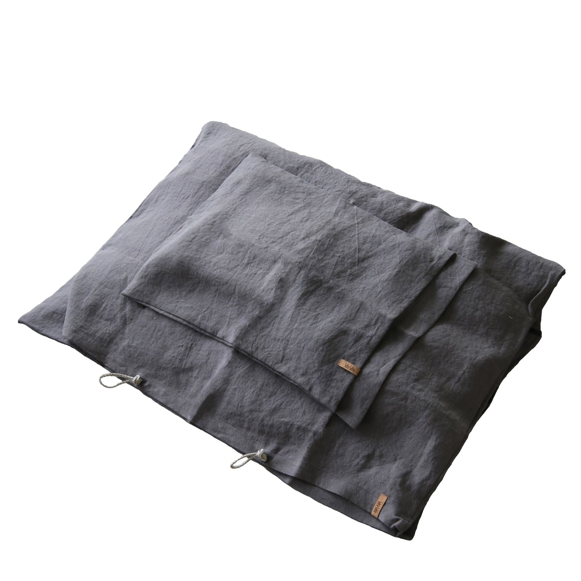 Aina-pussilakanasetti vauva Grafiitti (tummanharmaa)