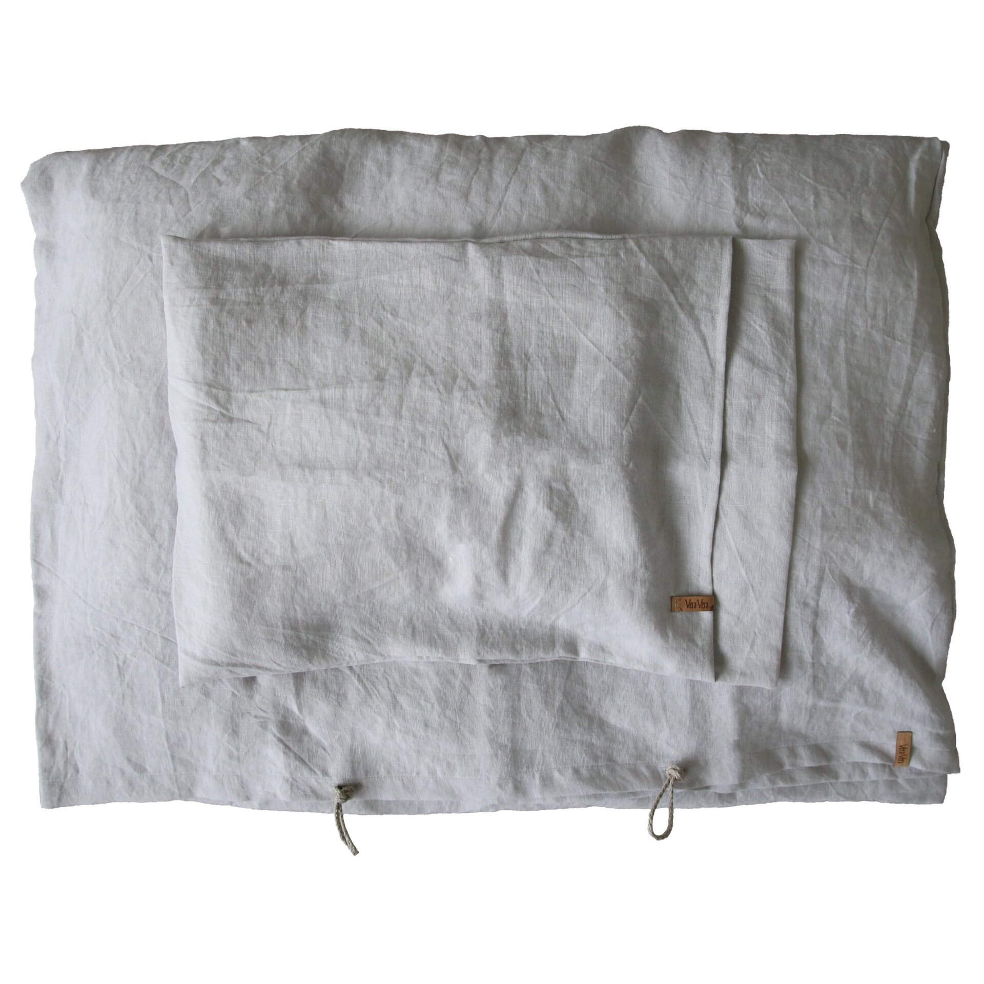 Aina-pussilakanasetti vauva Sumu (Sinertävä vaaleanharmaa)