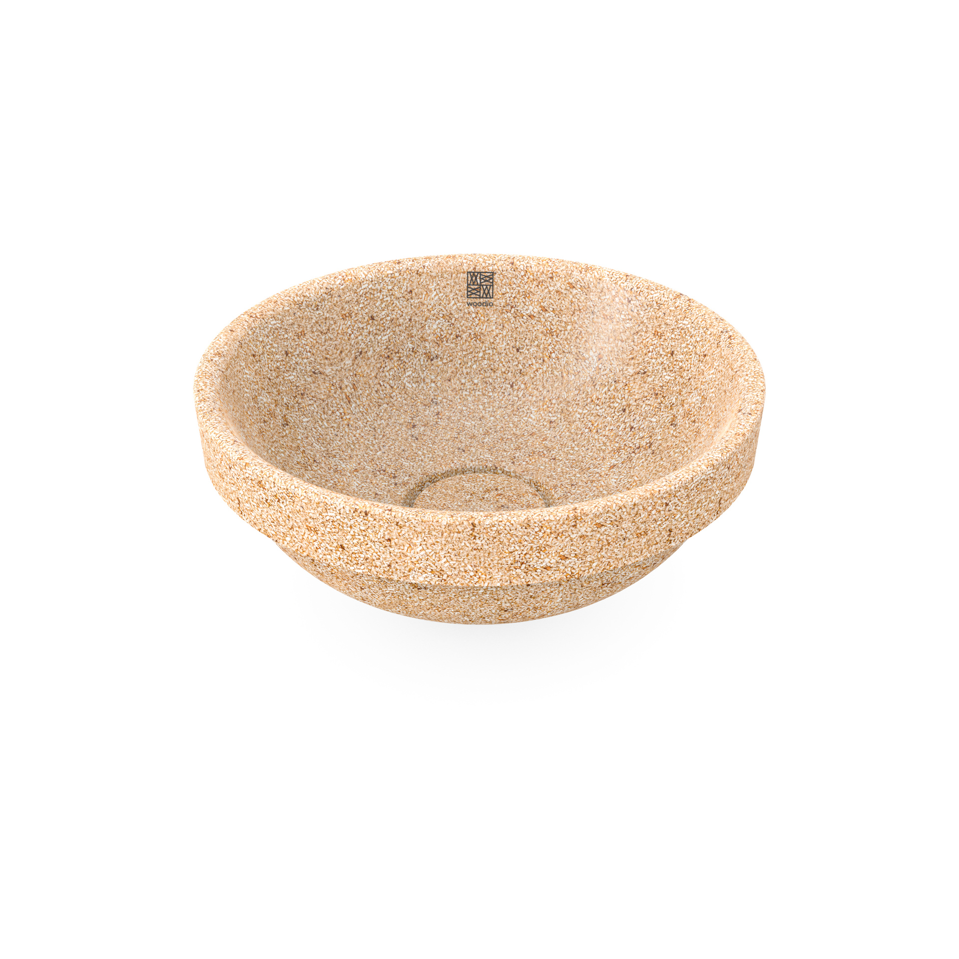 Woodio Soft40 Einbauwaschbecken Natürlich