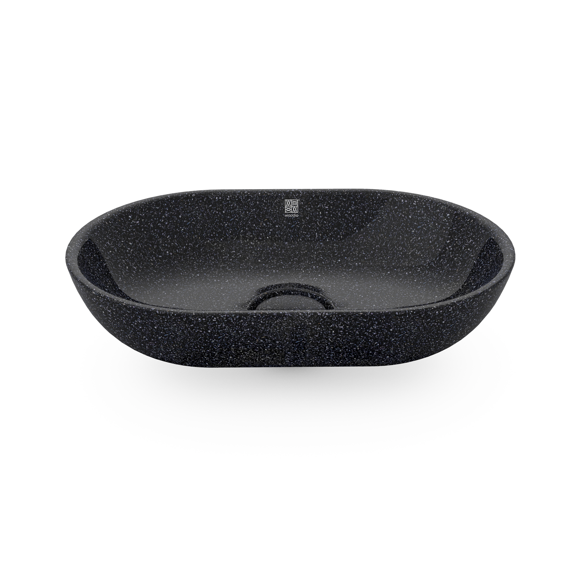 Woodio Soft60 Waschbecken für Waschtische Verkohlen