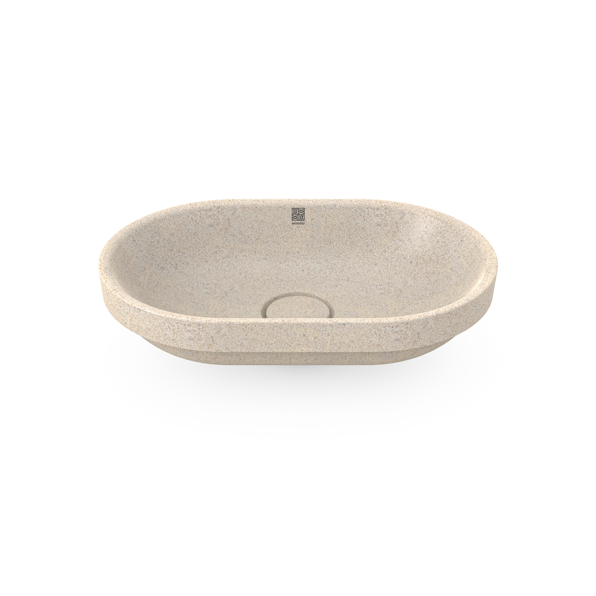 Woodio Soft60 Einbauwaschbecken Polar