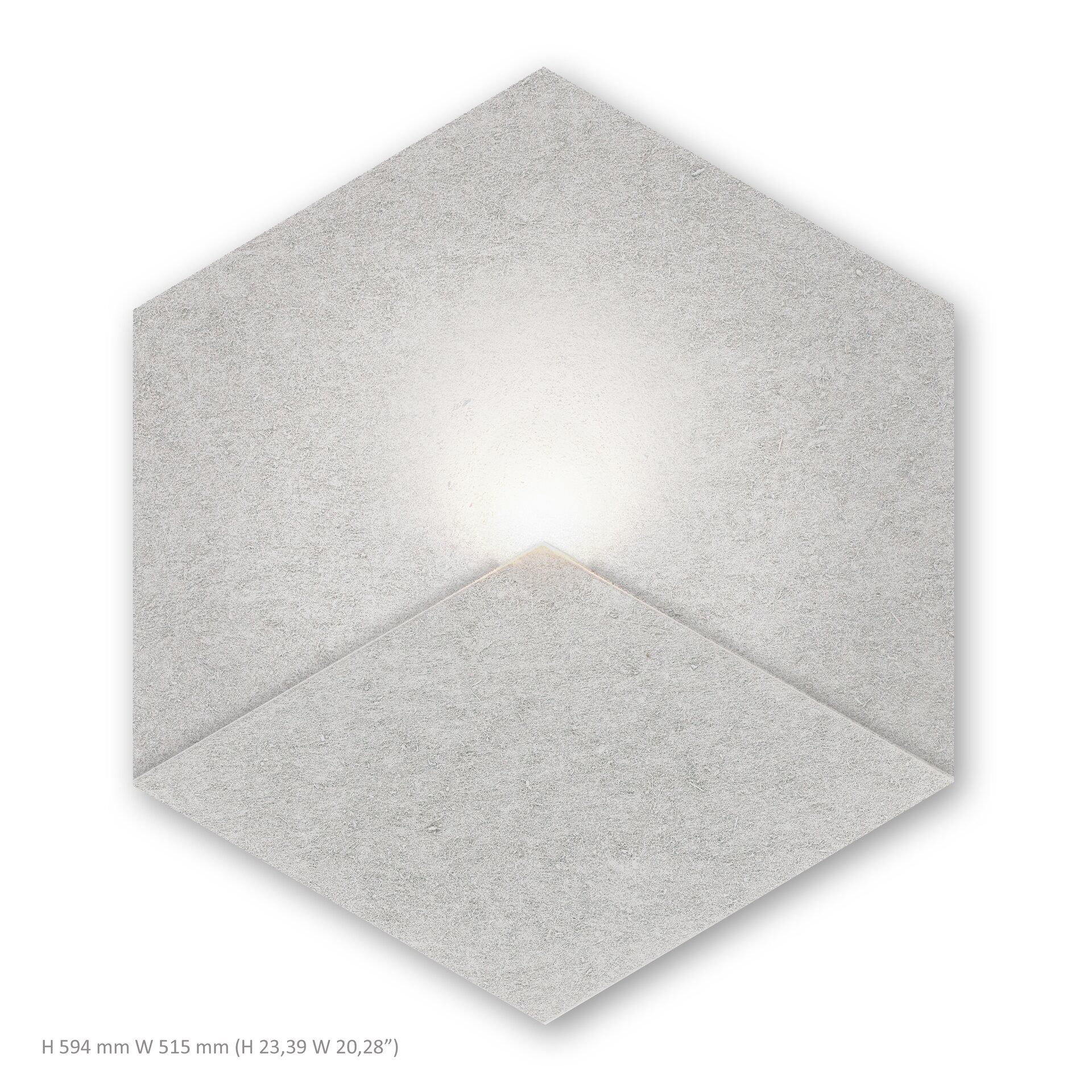 Siinne Hexagon Acoustic panel with light Halványszürke (NCS S 2000-N)