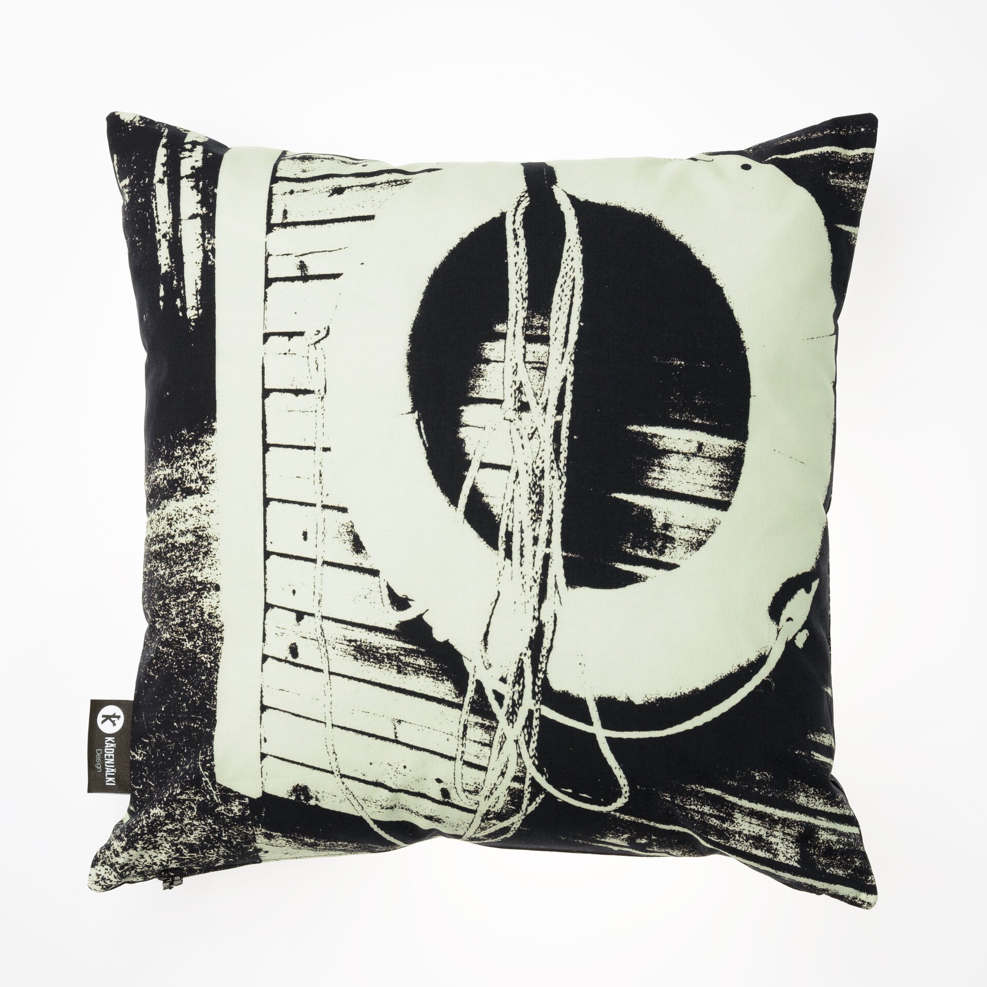 Lifesaver-koristetyynynpäällinen Vihreä