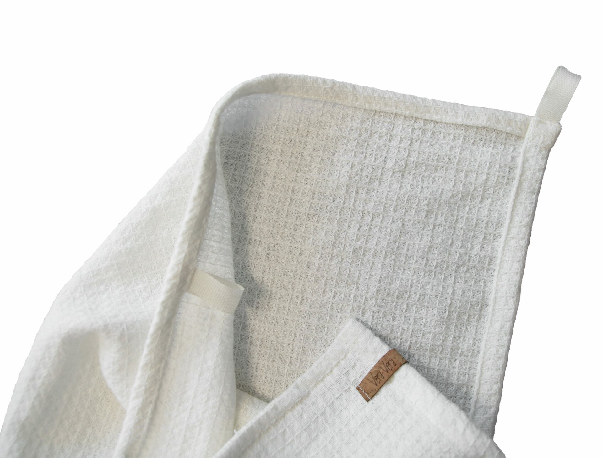Verna linen towel Natural white