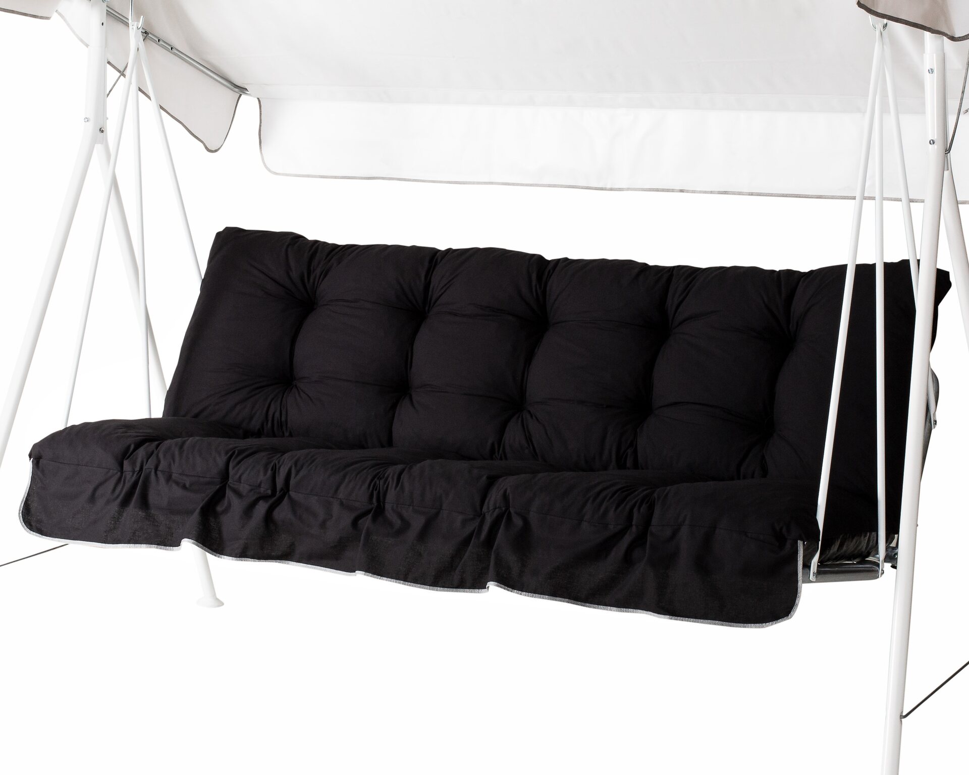 Varax Riviera garden swing for three Musta 71B