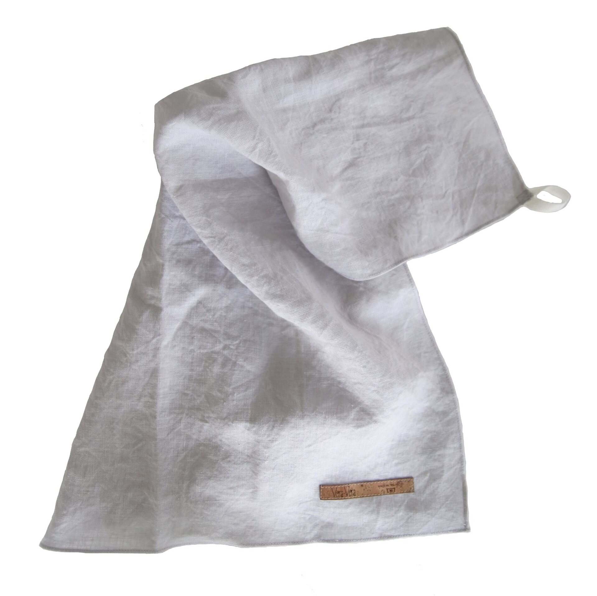 Aina-keittiöpyyhe Sumu (sinertävä vaaleanharmaa)