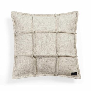 Miiko Design Oy Väre Kissen, quadratisch, grau Wollfilz