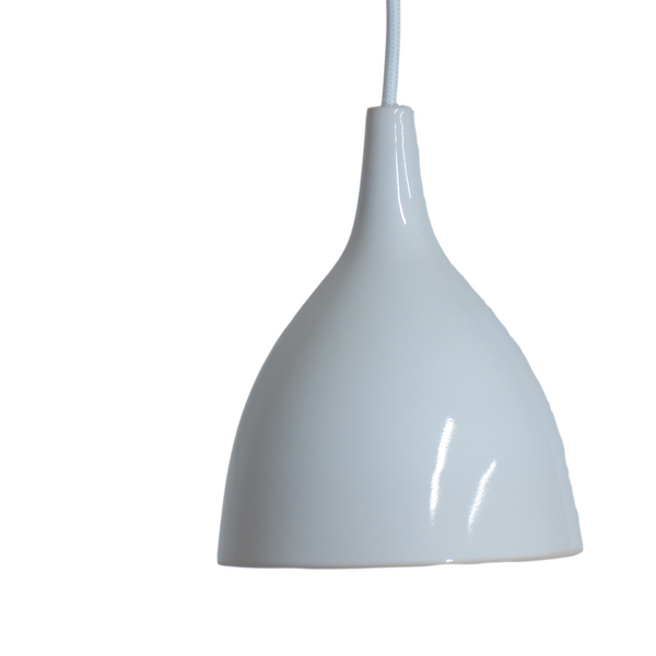 Shiny white