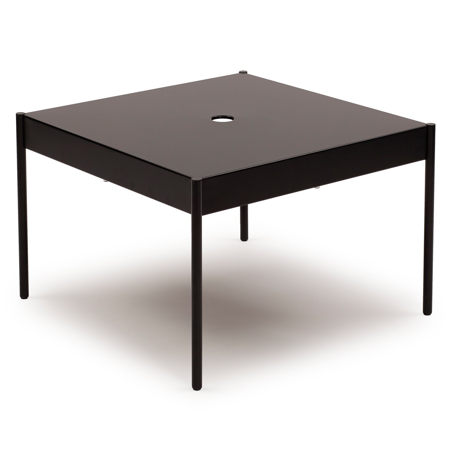 Vivero La Table coffee table with steel legs Black/ST