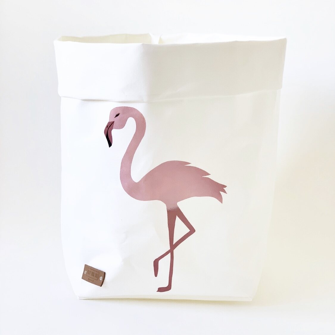 Flamingo Basket Fehér