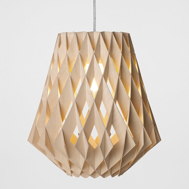 Showroom Finland Pilke 36 -riippuvalaisin Luonnonvärinen puu