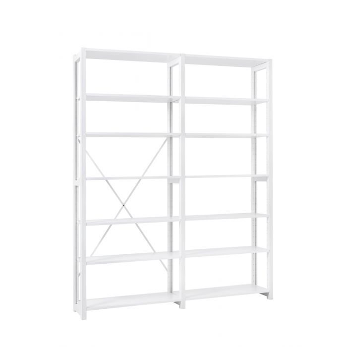 Lundia Classic -kaksiosainen avohylly Vit