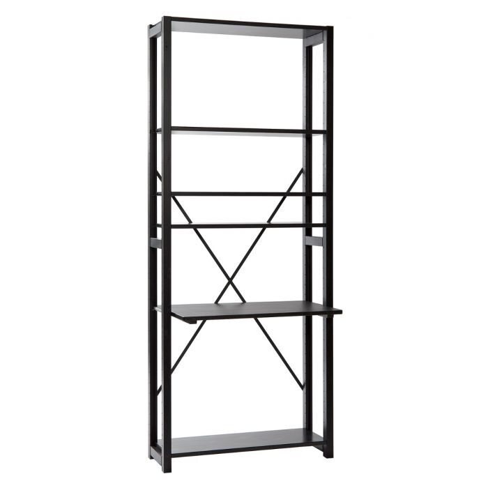 Lundia Classic työpiste ulkonevalla tasolla Musta