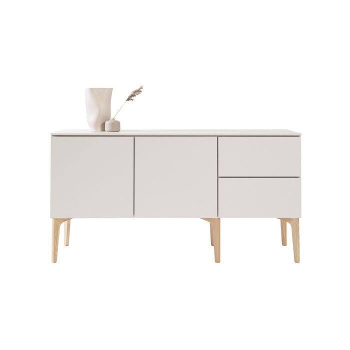 Lundia Fuuga senkki ovilla ja laatikoilla Cashmere/tammi